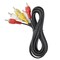 Newhouse Hardware Audio/Video 3RCA to 3RCA Cable, For TV, VCR, DVD, and Speaker, 5PK RCA6-05 - alternate 3